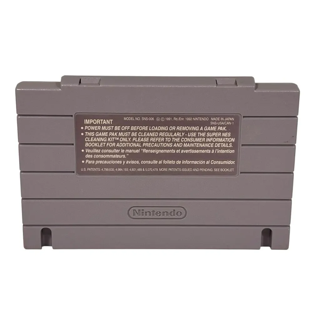 Super Nintendo SNES Star Wars Return Of The Jedi Vintage Video Game TESTED WORKS